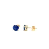 1.86 Carat Blue Sapphire Studs