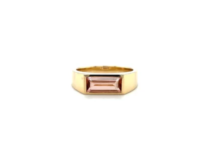 1.18 Carat Tourmaline Signet Ring